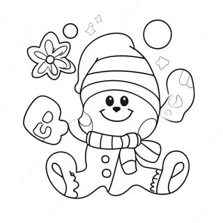 Raskraska Prianichnogo Chelovechka V Shapke Santy 18353-4009