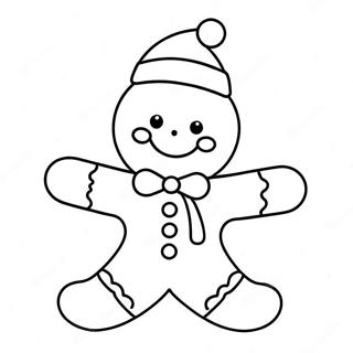 Raskraska Prianichnogo Chelovechka V Shapke Santy 18353-4011