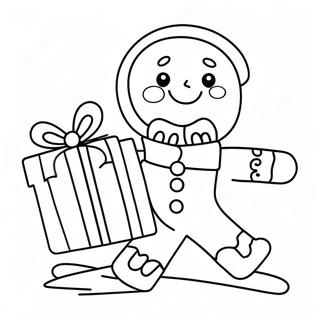 Raskraska Prianichnogo Chelovechka S Podarkom 18355-4017