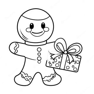 Raskraska Prianichnogo Chelovechka S Podarkom 18355-4019