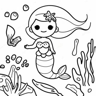 Русалка Раскраски