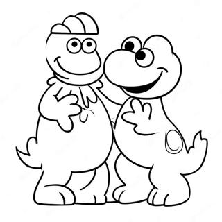 Elmo S Monstrom Pechenem Raskraska 20365-4457