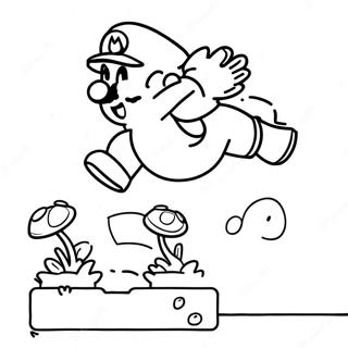 Super Mario Pereprygivaet Cherez Gumbu Raskraska 23134-5044