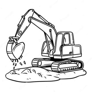 Ekskavator Kopaiushchii Iamu Raskraska 25255-5509