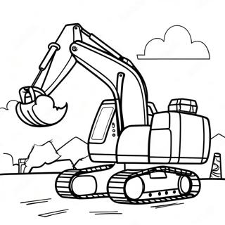 Ekskavator Na Stroitelnoi Ploshchadke Raskraska 25257-5517