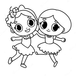 Garnet I Zhemchug Tantsuiut Raskraska 29576-6442