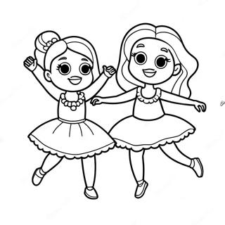 Garnet I Zhemchug Tantsuiut Raskraska 29576-6444