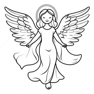 Velichestvennyi Angel S Kryliami Raskraska 31823 6940