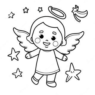 Igrivyi Angel So Zvezdoi Raskraska 31824 6944