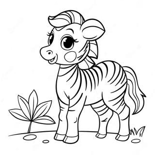 Igrivyi Zherebenok Zebry Raskraska 32022-6985