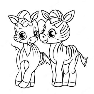 Igrivyi Zherebenok Zebry Raskraska 32022-6988