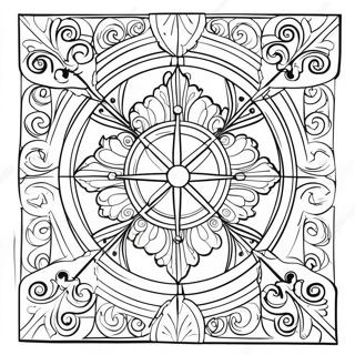 Detalizirovannaia Raskraska Vitrazhnogo Okna 33718-7371