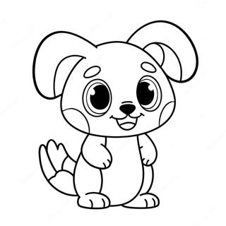 Raskraska Milogo Zhivotnogo Personazha Videoigry 34971-7646