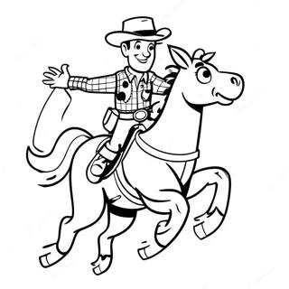 Vudi Verkhom Na Bullzaie Na Raskraske 35327-7722