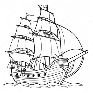 Raskraska Piratskogo Korablia S Flagom Veselogo Rodzhera 37171-8119