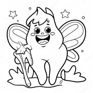 Raskraska Schastlivoi Fei Zubov Sobiraiushchei Zuby 38099 8324