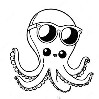 Milyi Osminog V Solnechnykh Ochkakh Raskraska 39105-8552