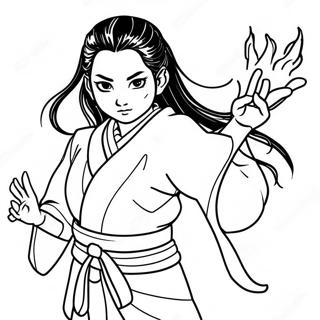 Nezuko Kamado V Demonicheskoi Forme Raskraska 3924-2613