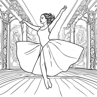 Sovremennyi Tantsor Vyrazhaiushchii Emotsii Raskraska 43649 9547