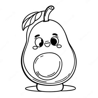 Raskraska Avokado V Prazdnichnoi Shliape 44259 9687