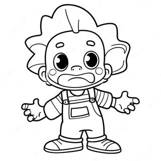Chakki Finster Preodolevaet Svoi Strakhi Raskraska 45493 9966