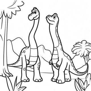 Semia Brakhiozavrov Raskraska 45583-9989