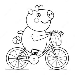 Raskraska Peppy Pig Na Velosipede 4924 1030