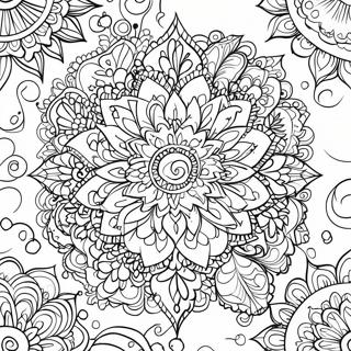 Raskraska Prazdnichnaia Rozhdestvenskaia Mandala 50355-11015