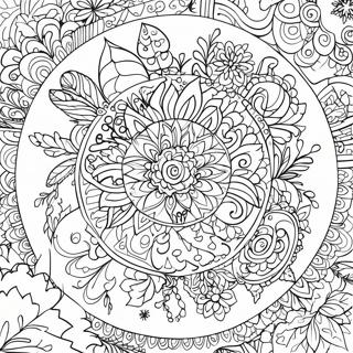 Raskraska Radostnaia Rozhdestvenskaia Mandala 50356-11018