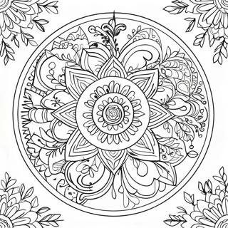 Raskraska Traditsionnaia Rozhdestvenskaia Mandala 50358-11026