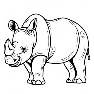 Raskraska Silnyi Vzroslyi Nosorog 50455-11041