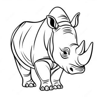 Raskraska Silnyi Vzroslyi Nosorog 50455-11044