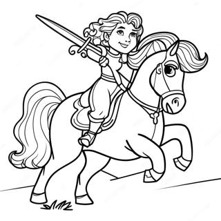 Merida Na Loshadi Raskraska 50819-11123