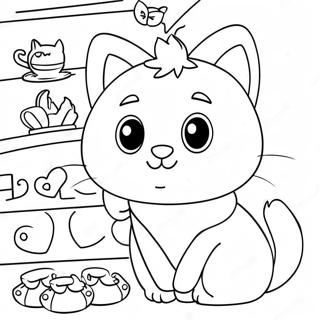 Raskraska S Milymi Koshachimi Personazhami Iz Kukolnogo Domika Gabbi 5448 1272