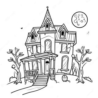 Dom S Privideniiami Pod Polnoi Lunoi Raskraska 55546-12168