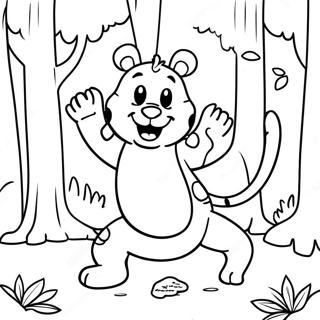 Tigger Igraet V Lesu Raskraska 55721 12202