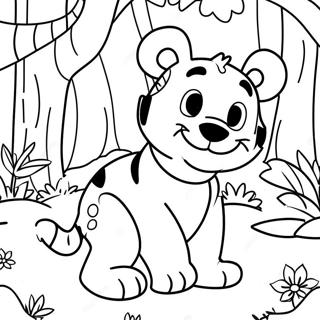 Tigger Igraet V Lesu Raskraska 55721 12204