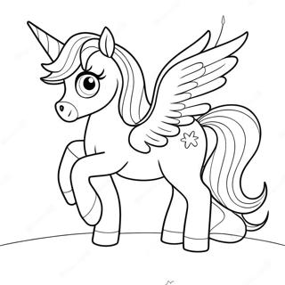 Raskraska Printsessy Luny Edushchei Na Mechtatelnom Edinoroge 56649-12397