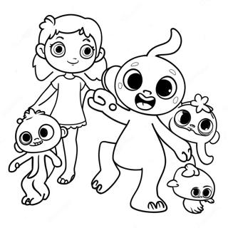 Ebbi Khetcher I Druzheliubnye Monstry Raskraska 58118-12721