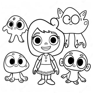 Ebbi Khetcher I Druzheliubnye Monstry Raskraska 58118-12722