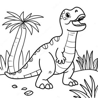 Гигантозавр Раскраски