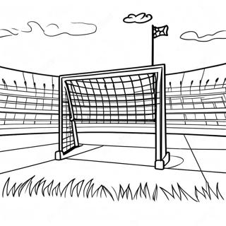 Raskraska Futbolnogo Polia S Vorotami 59494-13038