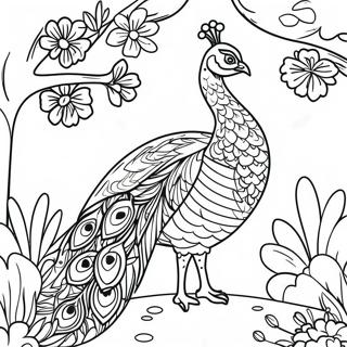 Velichestvennyi Pavlin V Sadu Raskraska 61599 13538