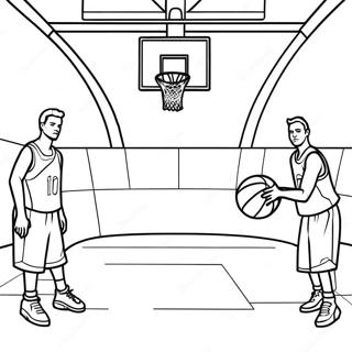 Raskraska Basketbolnoi Ploshchadki S Igrokami 6176 2777