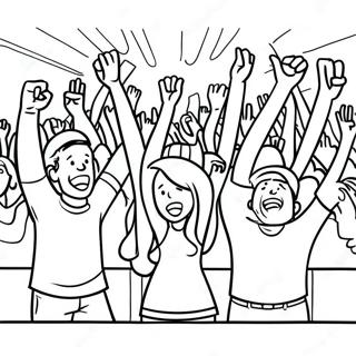 Raskraska Vostorzhennykh Fanatov Na Igre 6177-2142