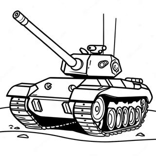 Realistichnyi Boevoi Tank Raskraska 62222-13714