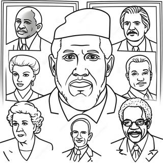 Znamenitye Chernye Figury V Istorii Raskraska 67164-14694