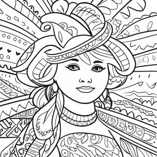 Raskraska Iarkogo Ispanskogo Festivalia 69215-15151