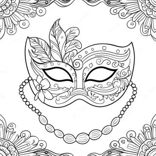 Raskraska Prazdnichnoi Maski Mardi Gra 70222-15370