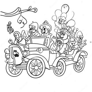 Raskraska Radostnoi Stseny Parada Mardi Gra 70224-15378